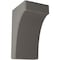 Ekena Millwork 5 1/4"W x 6"D x 10"H Clarksville Wood Vintage Decor Bracket, Reclaimed Grey BKTWD05X06X10CVGY - alternate 1